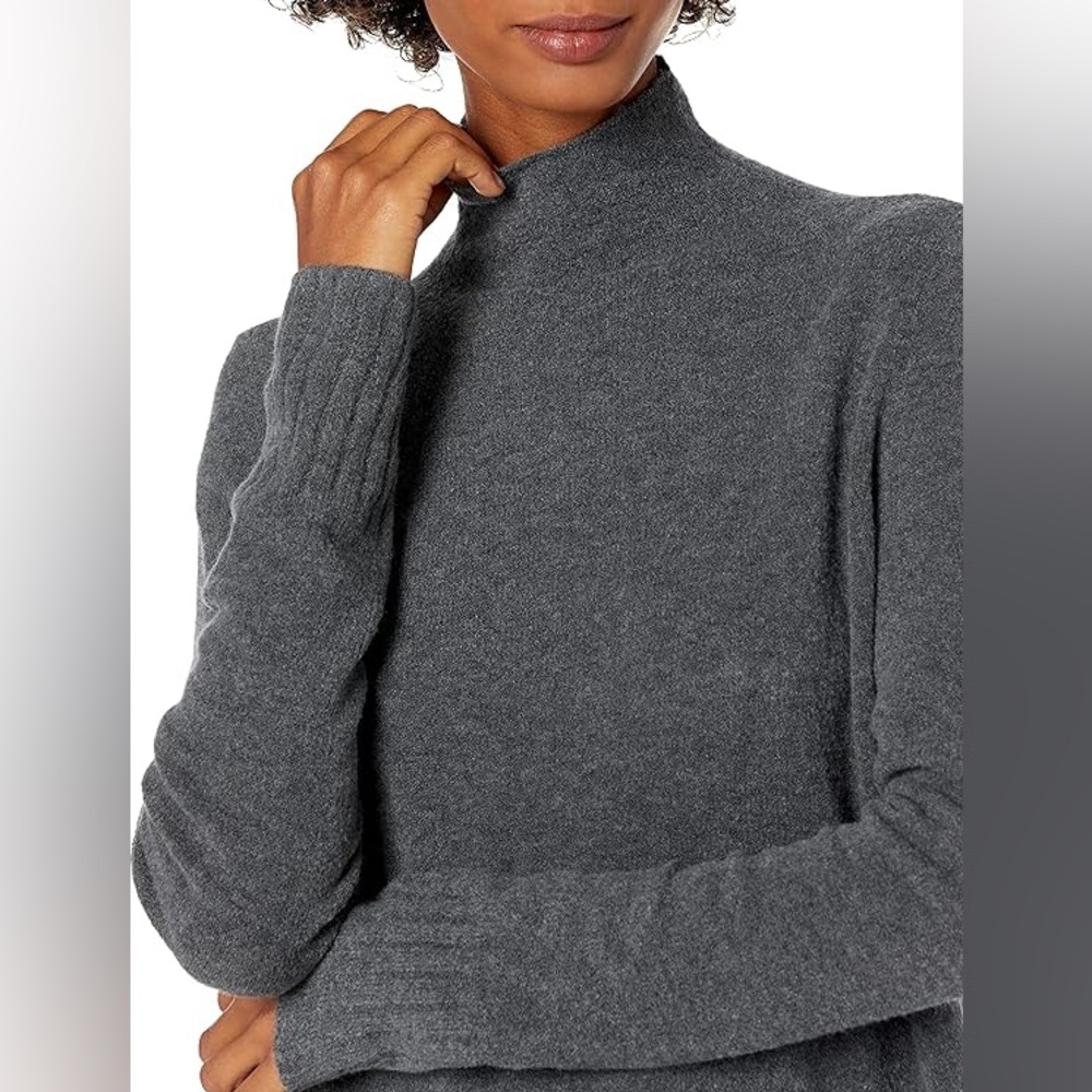 NEW!!! Goodthreads Women's Mid-Gauge Stretch Funnel Neck Sweater